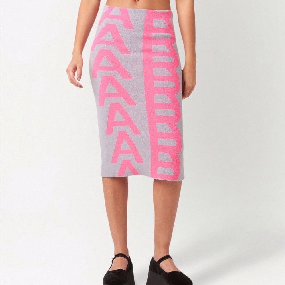 Marc Jacobs Monogram tube skirt
